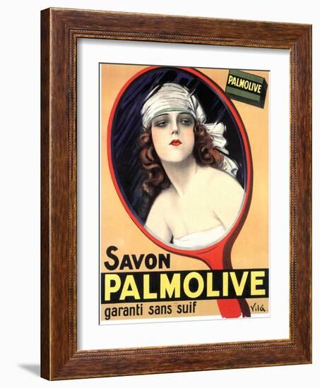 Advertisement for Palmolive Soap by Emilio Vila, 1926-null-Framed Photo