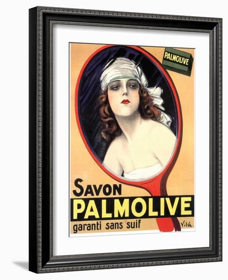 Advertisement for Palmolive Soap by Emilio Vila, 1926-null-Framed Photo