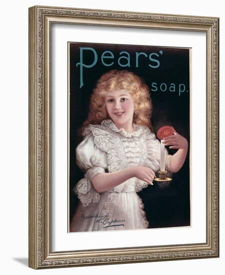 Advertisement for Pears' Soap-null-Framed Giclee Print