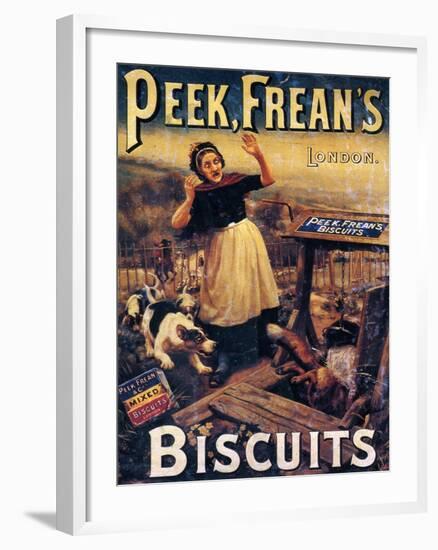 Advertisement for Peek Frean's Biscuits, Late 19th Century-null-Framed Giclee Print