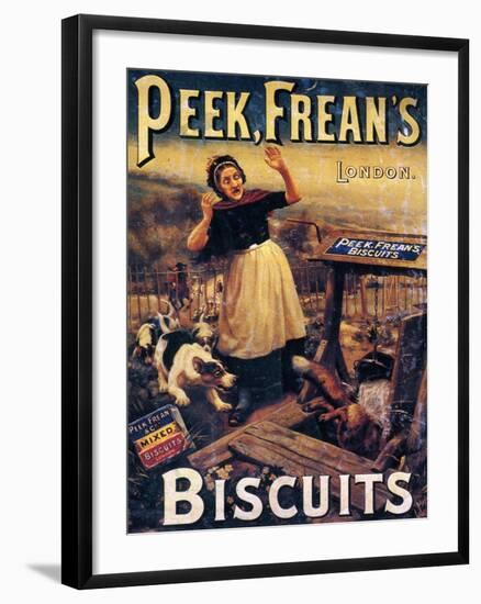 Advertisement for Peek Frean's Biscuits, Late 19th Century-null-Framed Giclee Print