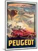 Advertisement for Peugeot, Printed by Affiches Camis, Paris, c.1922-Francisco Tamagno-Mounted Giclee Print