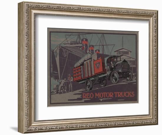 Advertisement for Reo Motor Trucks, C.1910-null-Framed Giclee Print