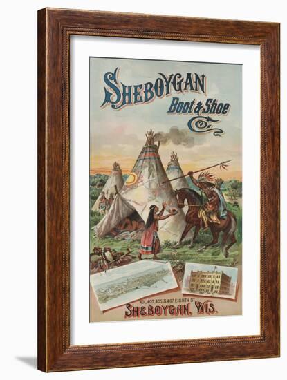 Advertisement for Sheboygan Boot and Shoe Company-null-Framed Giclee Print