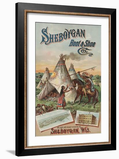 Advertisement for Sheboygan Boot and Shoe Company-null-Framed Giclee Print