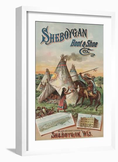 Advertisement for Sheboygan Boot and Shoe Company-null-Framed Giclee Print