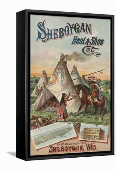 Advertisement for Sheboygan Boot and Shoe Company-null-Framed Premier Image Canvas