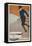 Advertisement for Sports Clothing, Skier-null-Framed Stretched Canvas