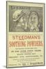Advertisement For Steedman's Smoothing Powders and Harris' Polishing Paste-Isabella Beeton-Mounted Giclee Print