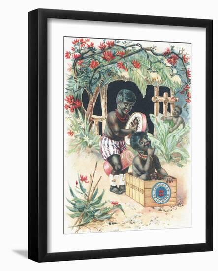 Advertisement for Suchard Chocolate-null-Framed Giclee Print