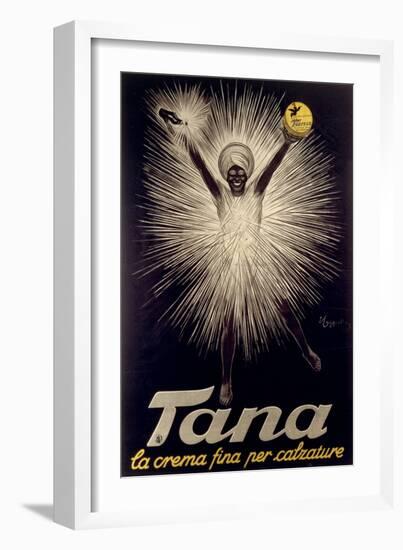 Advertisement for Tana Shoe Polish, Poster, 1925-Leonetto Cappiello-Framed Giclee Print