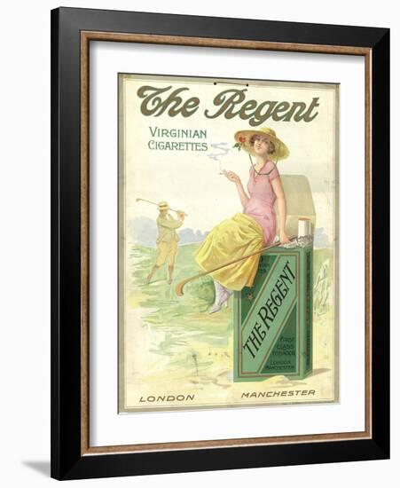 Advertisement for the English Cigarettes: the Regent-null-Framed Giclee Print