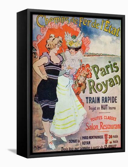 Advertisement for the Paris-Royan Railway Line, c.1908-Georges Meunier-Framed Premier Image Canvas