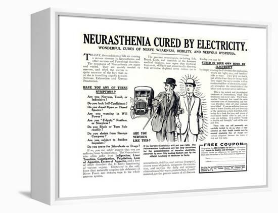 Advertisement for the Pulvermacher Electrological Institute Ltd., Published in 'The Sphere',…-English School-Framed Premier Image Canvas