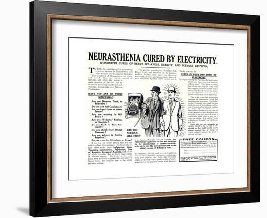 Advertisement for the Pulvermacher Electrological Institute Ltd., Published in 'The Sphere',…-English School-Framed Giclee Print