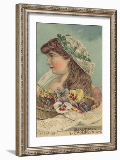 Advertisement for Viola Cream, C.1890-American School-Framed Giclee Print