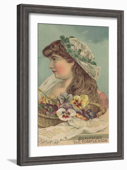 Advertisement for Viola Cream, C.1890-American School-Framed Giclee Print