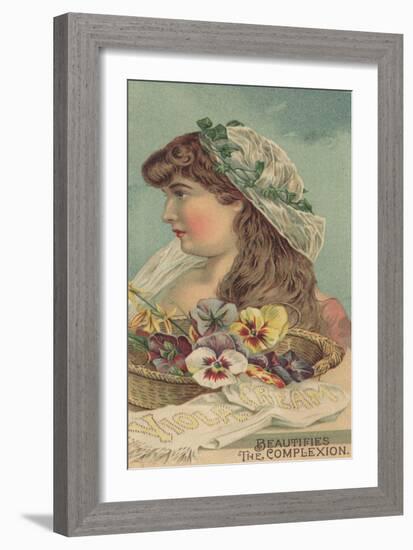 Advertisement for Viola Cream, C.1890-American School-Framed Giclee Print