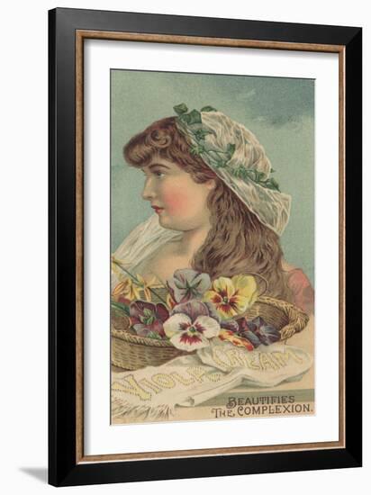 Advertisement for Viola Cream, C.1890-American School-Framed Giclee Print