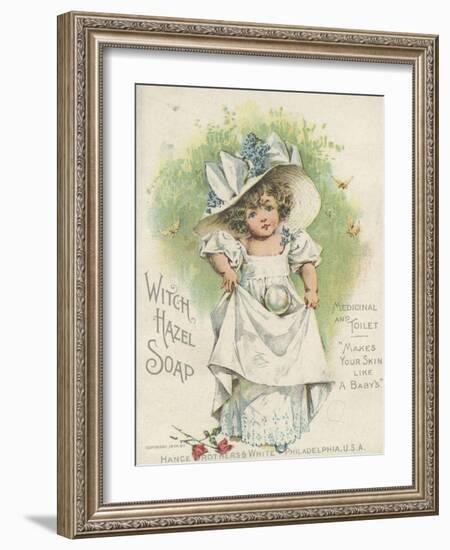 Advertisement for Witch Hazel Soap, Medicinal and Toilet, 1894-American School-Framed Giclee Print