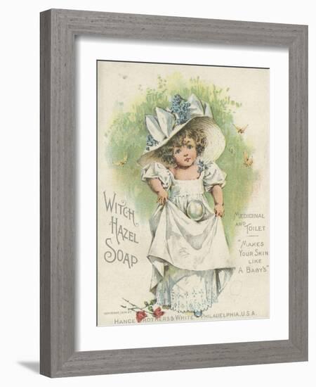 Advertisement for Witch Hazel Soap, Medicinal and Toilet, 1894-American School-Framed Giclee Print