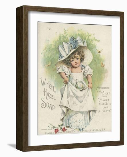 Advertisement for Witch Hazel Soap, Medicinal and Toilet, 1894-American School-Framed Giclee Print