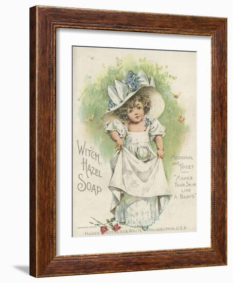 Advertisement for Witch Hazel Soap, Medicinal and Toilet, 1894-American School-Framed Giclee Print