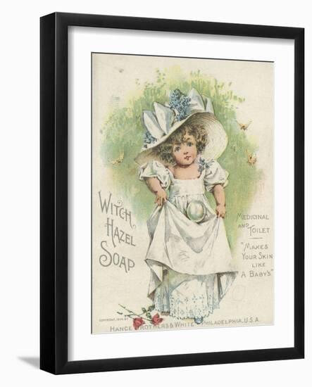 Advertisement for Witch Hazel Soap, Medicinal and Toilet, 1894-American School-Framed Giclee Print