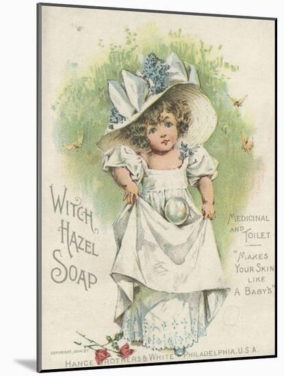 Advertisement for Witch Hazel Soap, Medicinal and Toilet, 1894-American School-Mounted Giclee Print