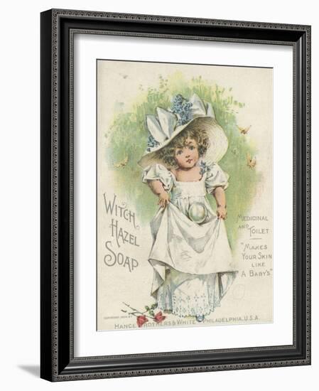 Advertisement for Witch Hazel Soap, Medicinal and Toilet, 1894-American School-Framed Giclee Print