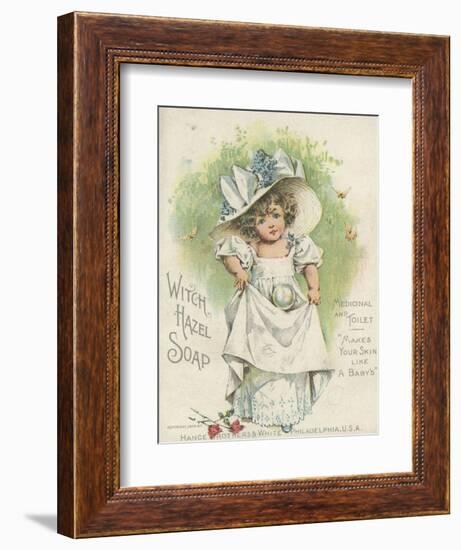 Advertisement for Witch Hazel Soap, Medicinal and Toilet, 1894-American School-Framed Giclee Print