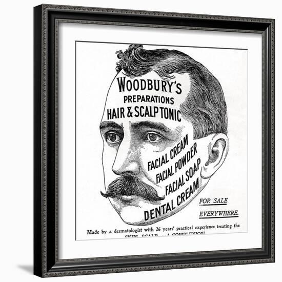 Advertisement for 'Woodbury's Preparations', 1910s-English School-Framed Giclee Print