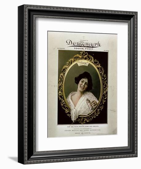 Advertisement for 'Wright's Dentomyrh Toothpaste'-null-Framed Giclee Print