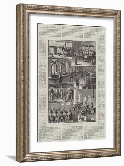 Advertisement, J S Fry and Sons' Cocoa and Chocolate Works, Bristol-null-Framed Giclee Print