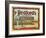 Advertisement Label for Redford's Celebrated Tobaccos-null-Framed Giclee Print