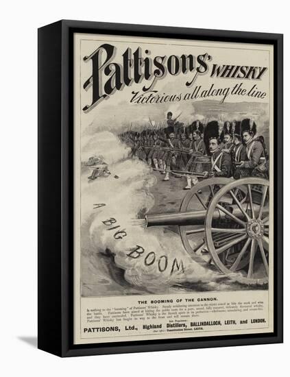 Advertisement, Pattisons' Whisky-null-Framed Premier Image Canvas