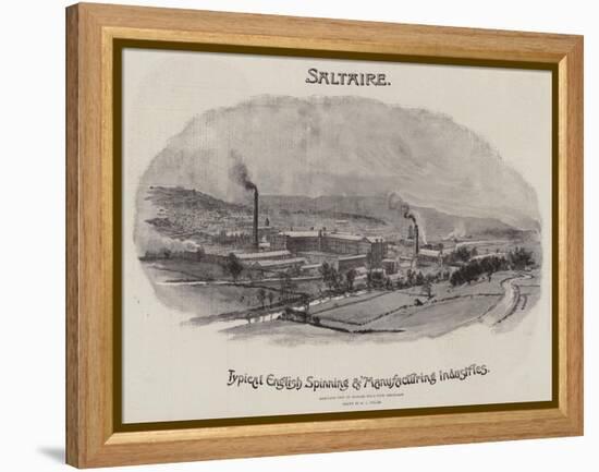 Advertisement, Saltaire-William Lionel Wyllie-Framed Premier Image Canvas