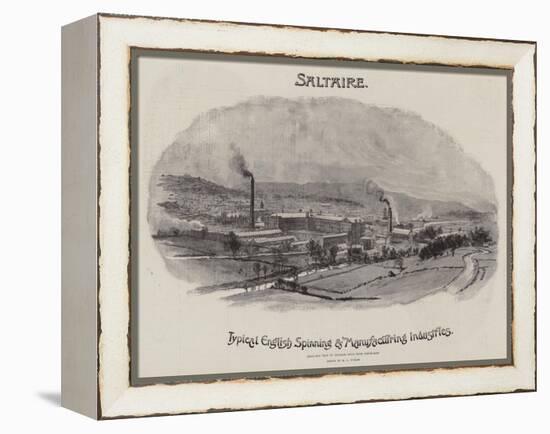 Advertisement, Saltaire-William Lionel Wyllie-Framed Premier Image Canvas