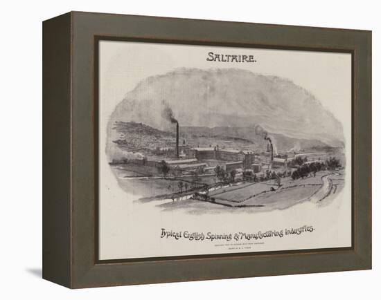 Advertisement, Saltaire-William Lionel Wyllie-Framed Premier Image Canvas