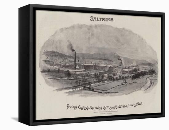 Advertisement, Saltaire-William Lionel Wyllie-Framed Premier Image Canvas