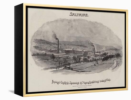 Advertisement, Saltaire-William Lionel Wyllie-Framed Premier Image Canvas