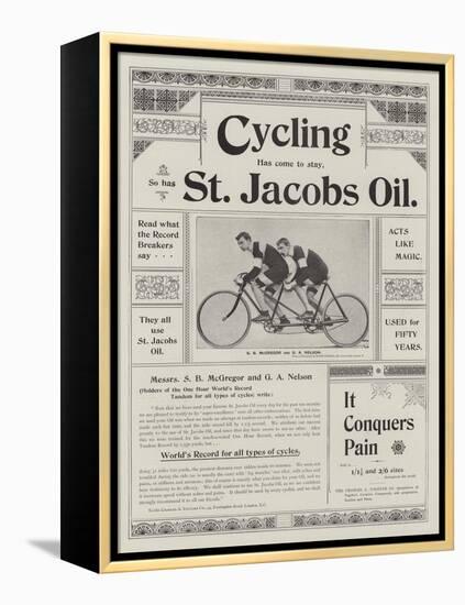 Advertisement, St Jacobs Oil-null-Framed Premier Image Canvas