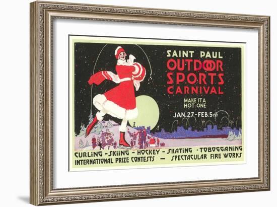 Advertisement, St. Paul Carnival, Minnesota-null-Framed Art Print