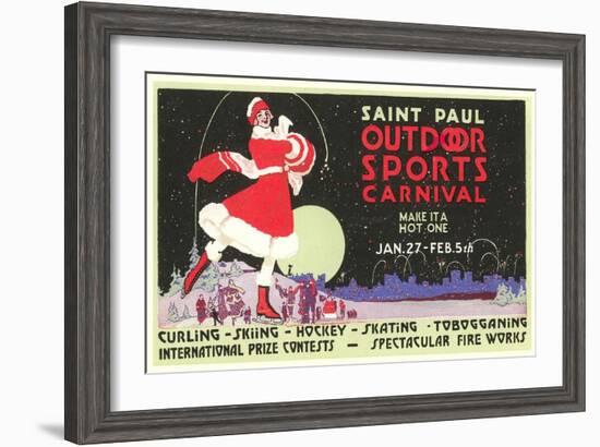 Advertisement, St. Paul Carnival, Minnesota-null-Framed Art Print