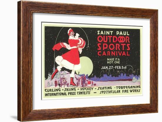 Advertisement, St. Paul Carnival, Minnesota-null-Framed Art Print