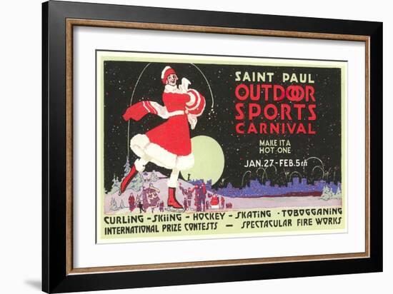 Advertisement, St. Paul Carnival, Minnesota-null-Framed Art Print