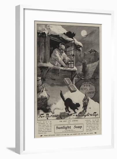 Advertisement, Sunlight Soap-null-Framed Giclee Print