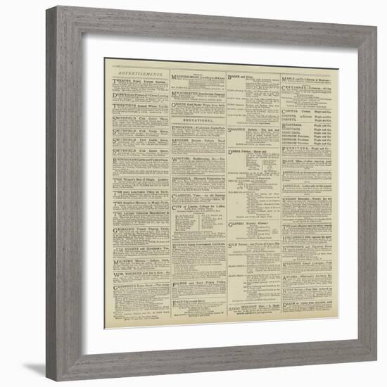 Advertisements-null-Framed Premium Giclee Print