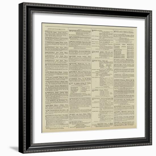 Advertisements-null-Framed Giclee Print