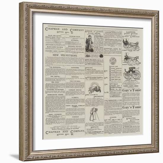 Advertisements-null-Framed Giclee Print